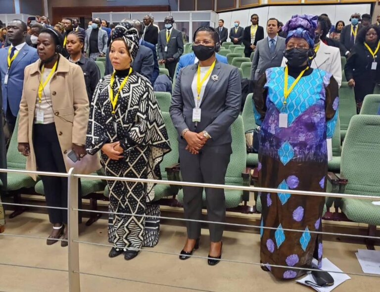 SPEAKER ANITA THRILLS     AU BOSS, OTHER AFRICAN LEADERS @ THE OPENING OF PAN-AFRICAN PARLIAMENT 5TH SESSION IN S. AFRICA