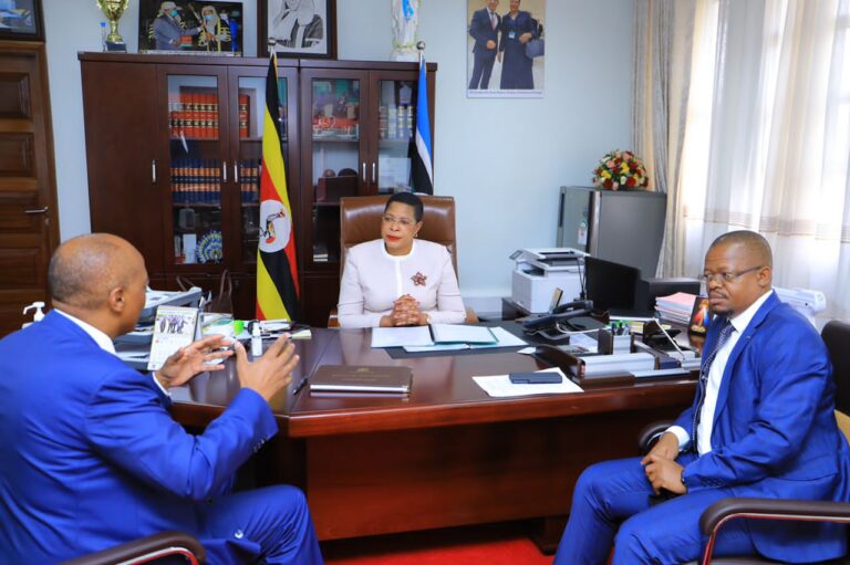 MEETING DETAILS EMERGE: VISITING CAF PRESIDENT, SPEAKER ANITA AGREE ON UGANDA HOSTING AFCON 2027,CONGRATULATIONS!