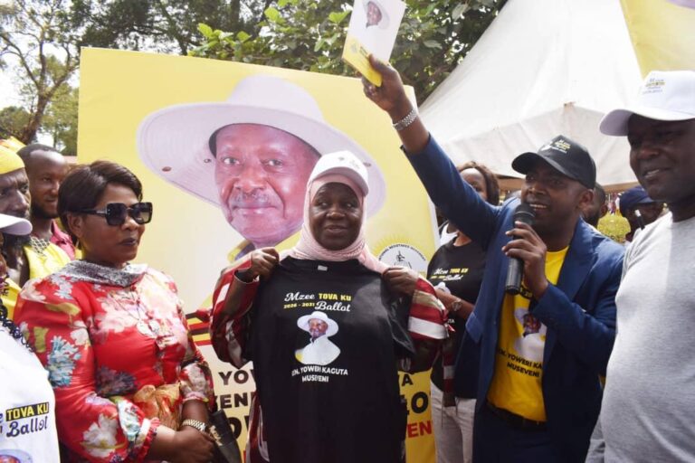 ‘WE ARE READY TO SAVE & MOBILIZE FUNDS FOR YOUR 2026 PRESIDENTIAL BID’, ‘MZEE TOVA KU BALLOT’ NRM YOUTH ASSURE MUSEVENI