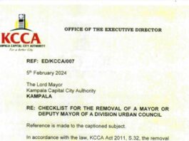 GAME OVER! MAYORS UHURU & MBERAZE IN TROUBLE OVER ‘FAKING’ REMOVAL OF THEIR DEPUTIES, KCCA BOSS KISAKA WRITES TO LORD MAYOR LUKWAGO