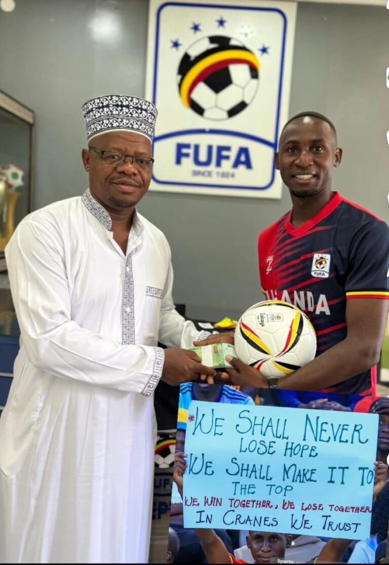 FUFA BOSS MAGOGO REWARDS BEST CRANES’ FAN AS FOOTBALL GOVERNING BODY CONTINUES TO BOND WITH ITS PASSIONATE FANS