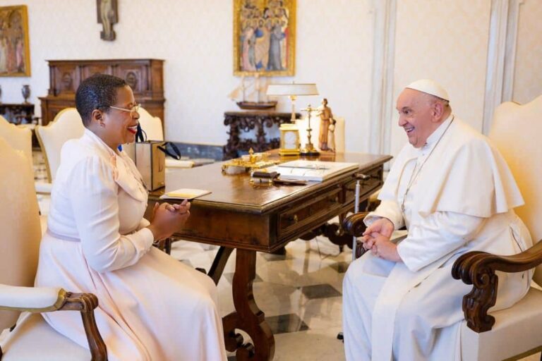 SPEAKER ANITA AMONG MOURNS GREAT FRIEND POPE FRANCIS, SAYS, ‘HOLLY SEA WAS A DEVOTED SPIRITUAL SHEPHERD’! TOP SECRETS WHY THE TWO HAVE BEEN TOO CLOSE